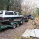 The trailer proved to be a hearse for the GMC as it went to the scrap yard. Is it bad two of my childhood cars went to the scrapyard on my watch?!